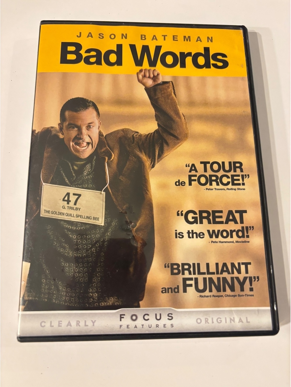 Bad Words DVD 2014 Jason Bateman Kathryn Hahn Comedy Focus Features